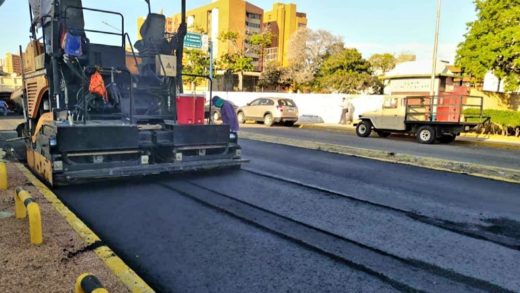 Gobierno estima colocar 2 mil toneladas de asfalto en Nueva Esparta