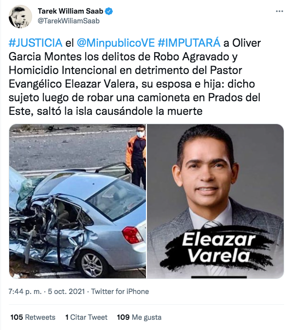 Imputarán al responsable del accidente vehicular múltiple en Prados del Este
