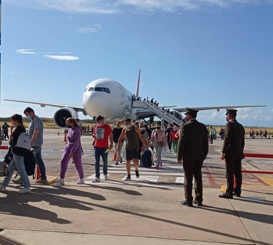 Arribó a Nueva Esparta el séptimo vuelo directo desde Moscú con 430 turistas rusos