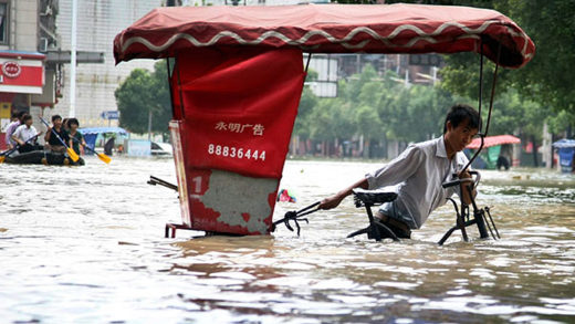 Fuertes lluvias en China dejan más de 50.000 evacuados