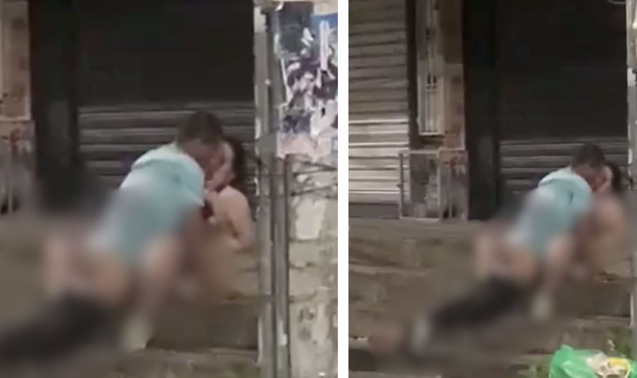 Vecinos de Bucaramanga repudiaron a una parejita que tuvo relaciones sexuales en plena vía pública
