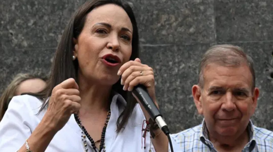 María Corina Machado y Edmundo González