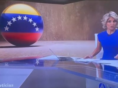 El telediario de Antena 3 Noticias ofrece gran cobertura sobre la crisis de Venezuela.