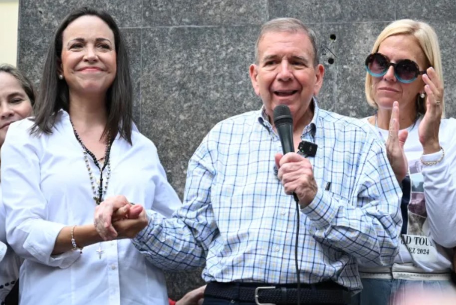 El candidato presidencial venezolano Edmundo González Urrutia. (Foto de Raúl ARBOLEDA /AFP)