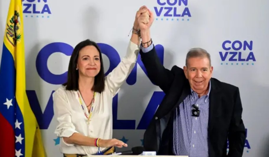 Edmundo González y Maria Corina